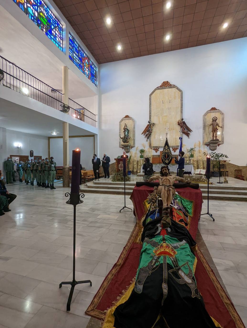 Fotos: La Legión vela al Cristo de la Buena Muerte de Roquetas