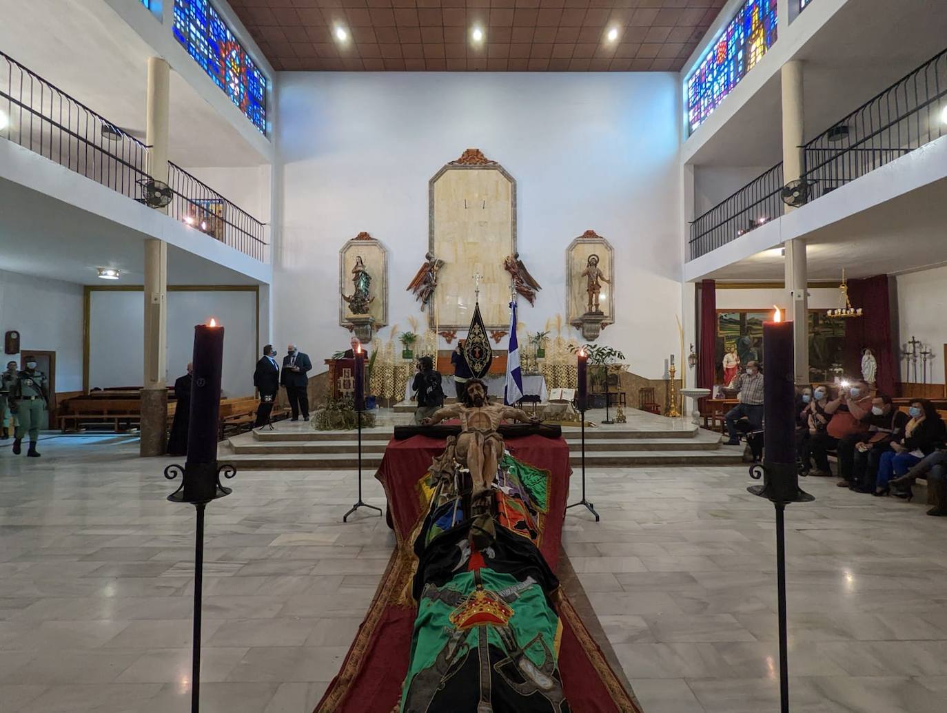 Fotos: La Legión vela al Cristo de la Buena Muerte de Roquetas