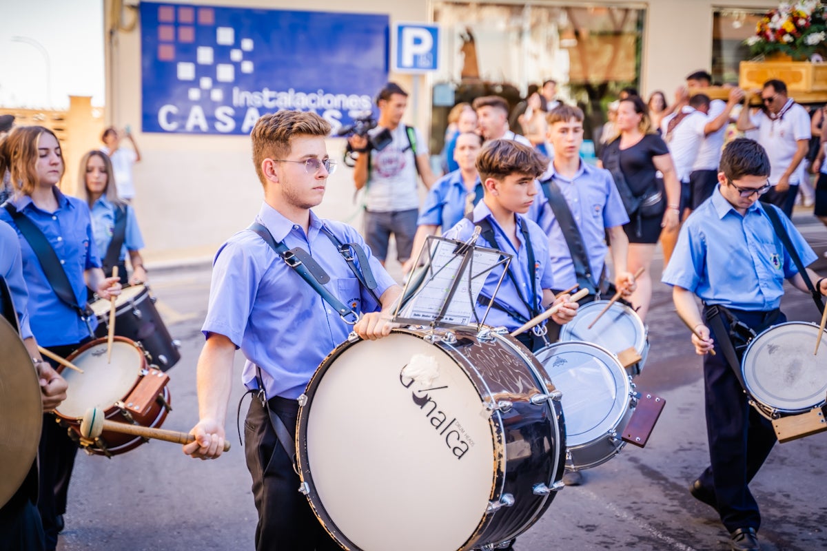 Fotos: Aguadulce lleva a la mar a su patrona