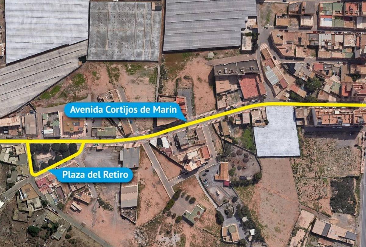 Nuevas restricciones de tráfico en Cortijos de Marín desde este lunes