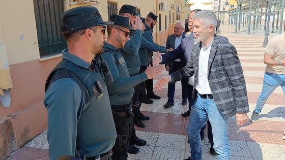 Marlaska: «La comisaría de Roquetas ya es una realidad y ya no se para»