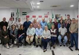 Imagen de la Ejecutiva Municipal del PSOE.