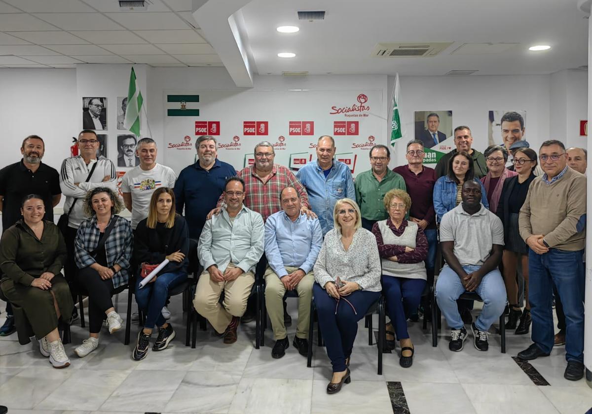 Imagen de la Ejecutiva Municipal del PSOE.