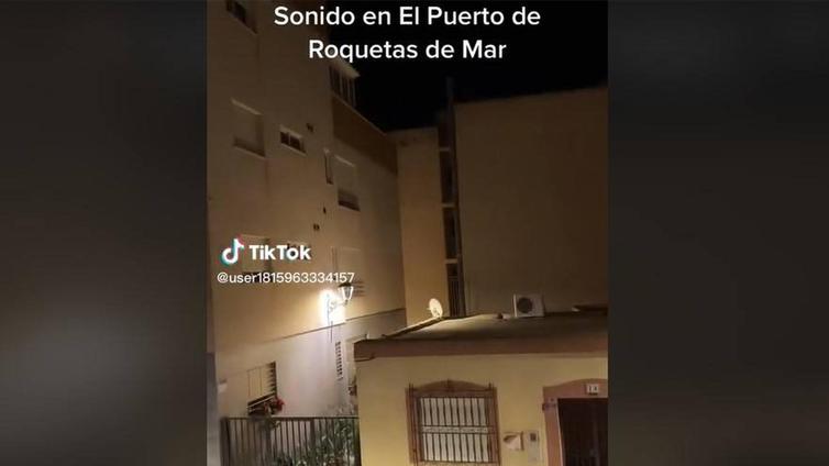 El vídeo fake con un aterrador sonido en el Puerto de Roquetas