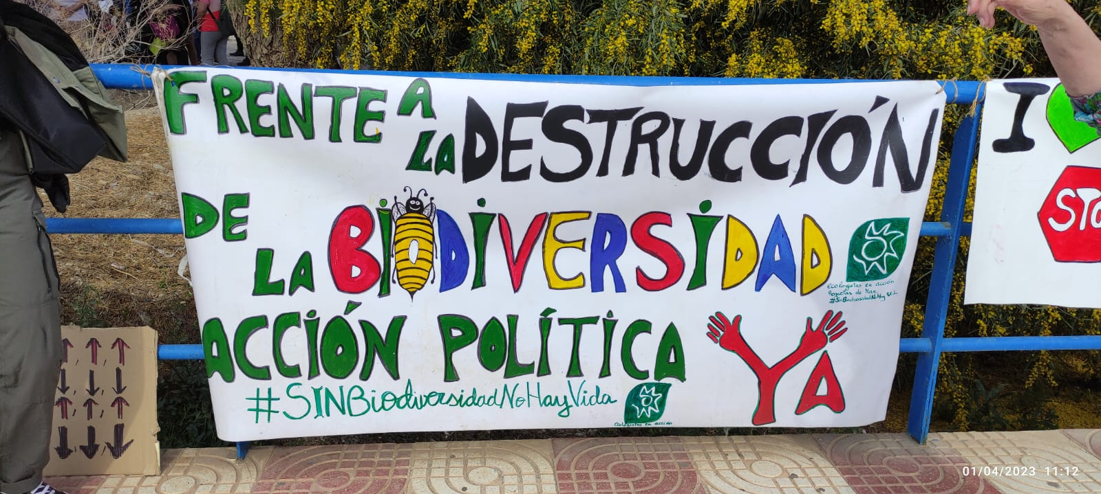 Decenas de personas rechazan el «hormigonado» de la rambla de San Antonio