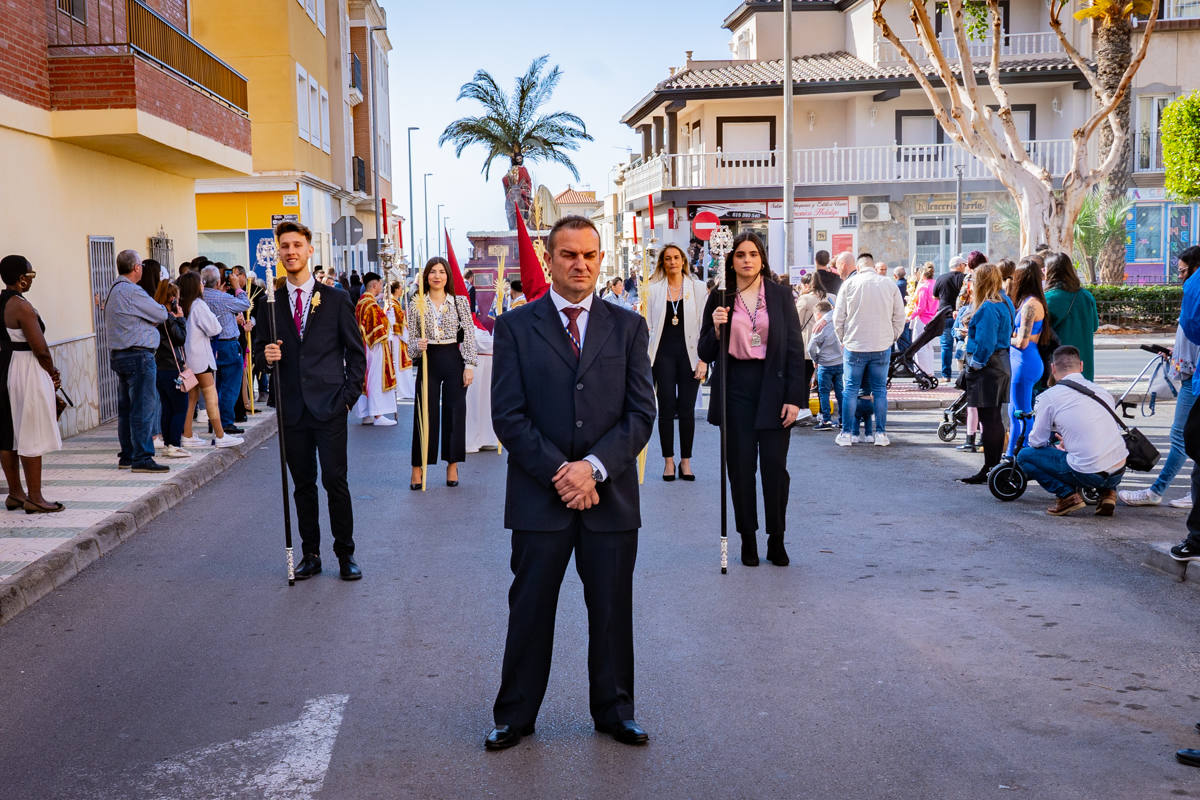 Así fue el Domingo de Ramos en las parroquias de Roquetas