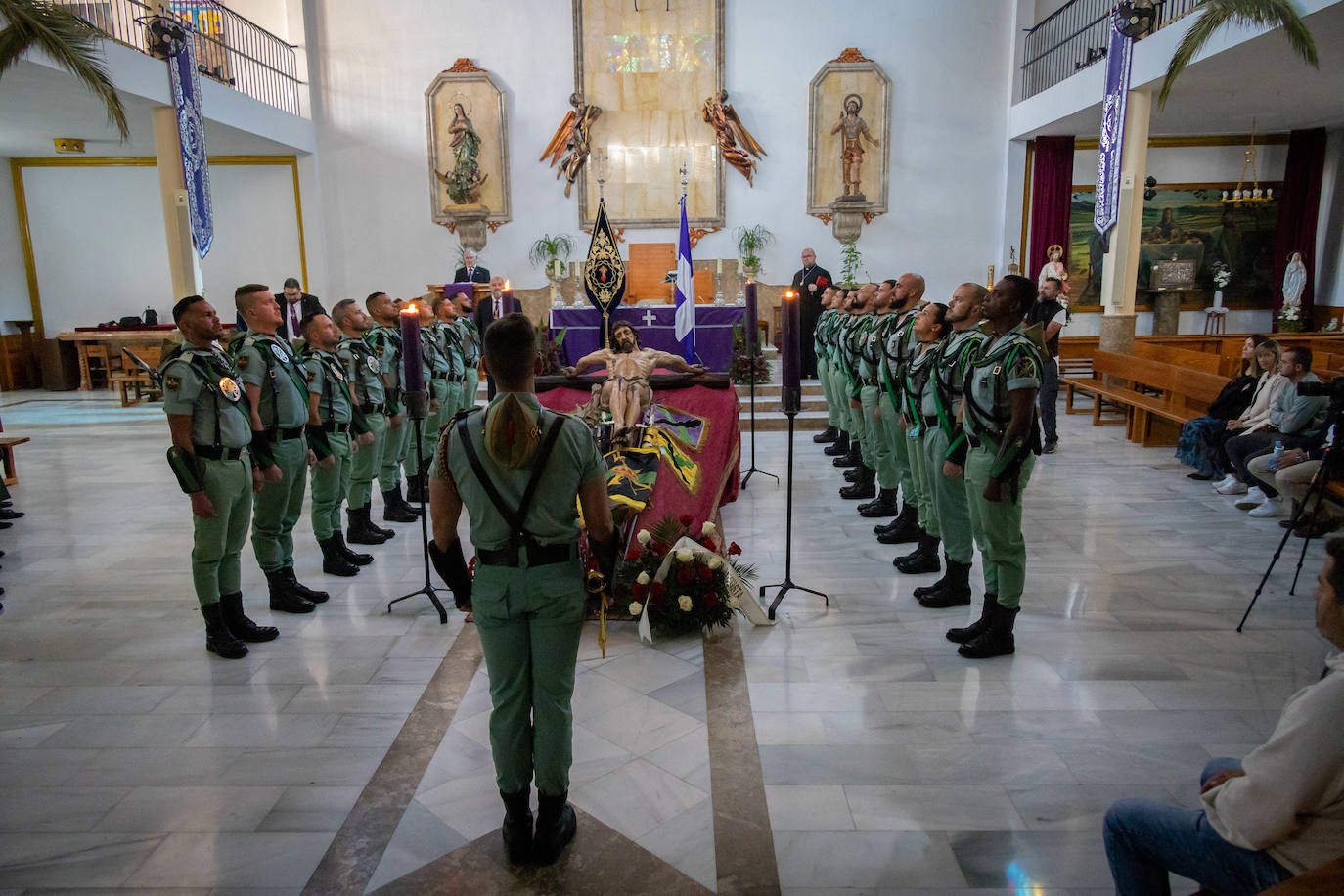 Así fue la Guardia de La Legión al Cristo de la Buena Muerte