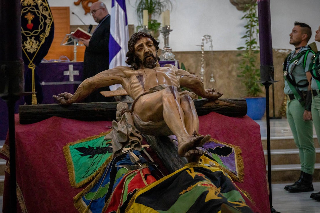 Así fue la Guardia de La Legión al Cristo de la Buena Muerte