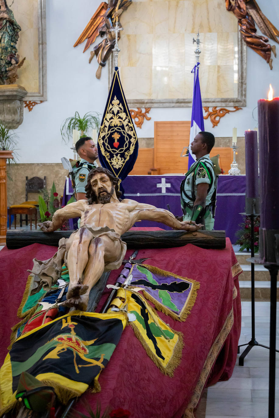 Así fue la Guardia de La Legión al Cristo de la Buena Muerte