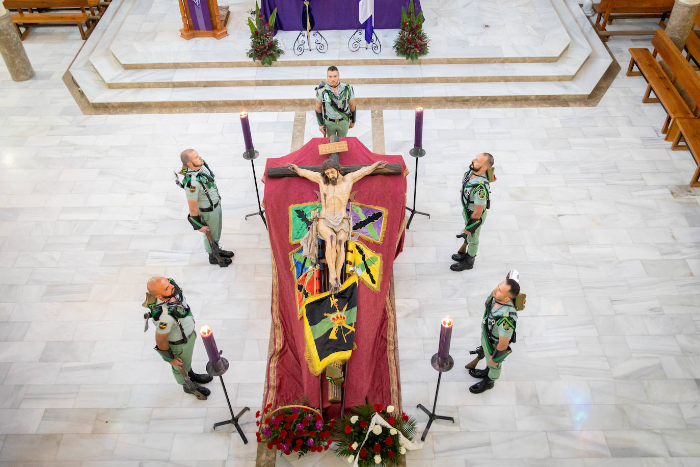 Así fue la Guardia de La Legión al Cristo de la Buena Muerte