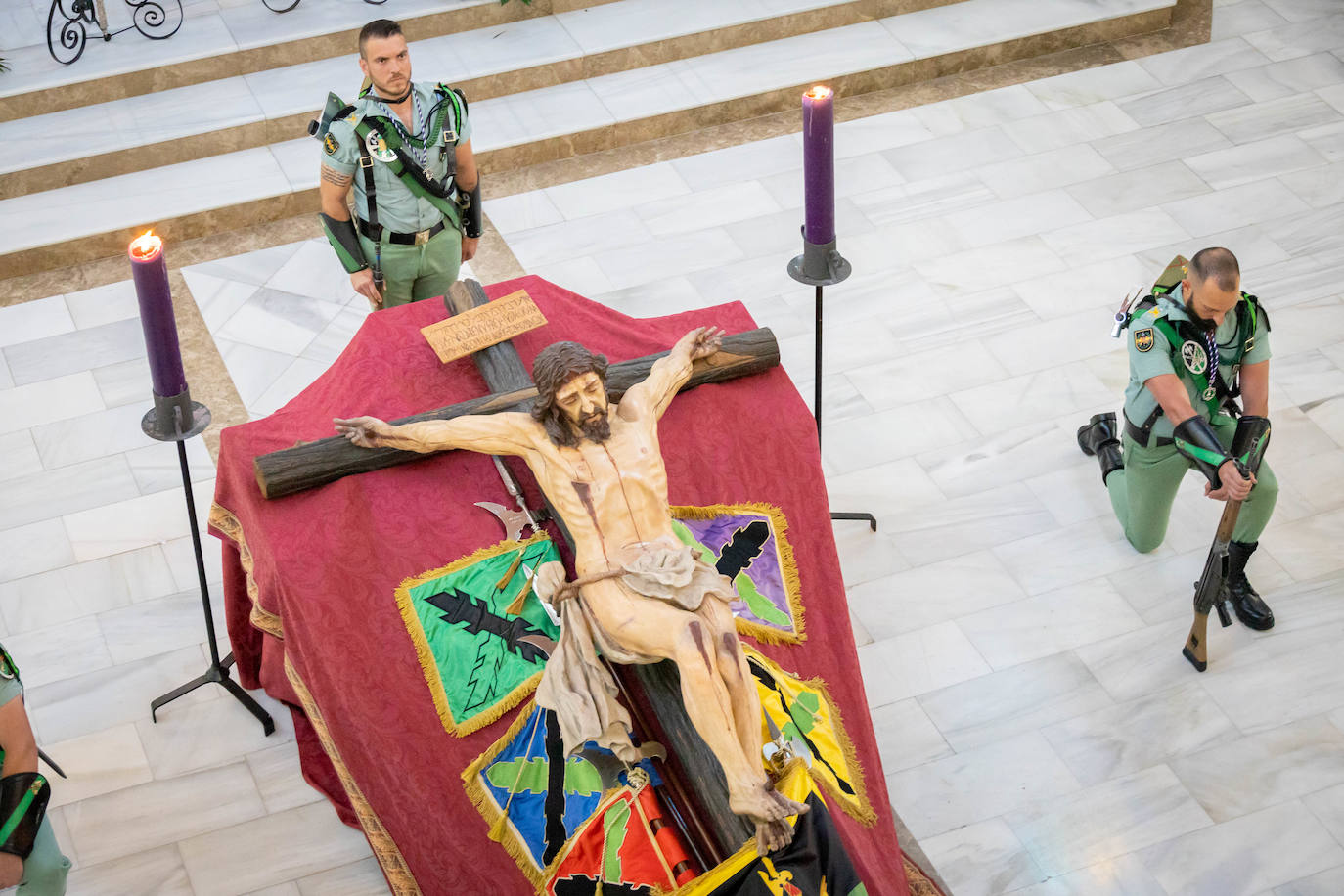 Así fue la Guardia de La Legión al Cristo de la Buena Muerte