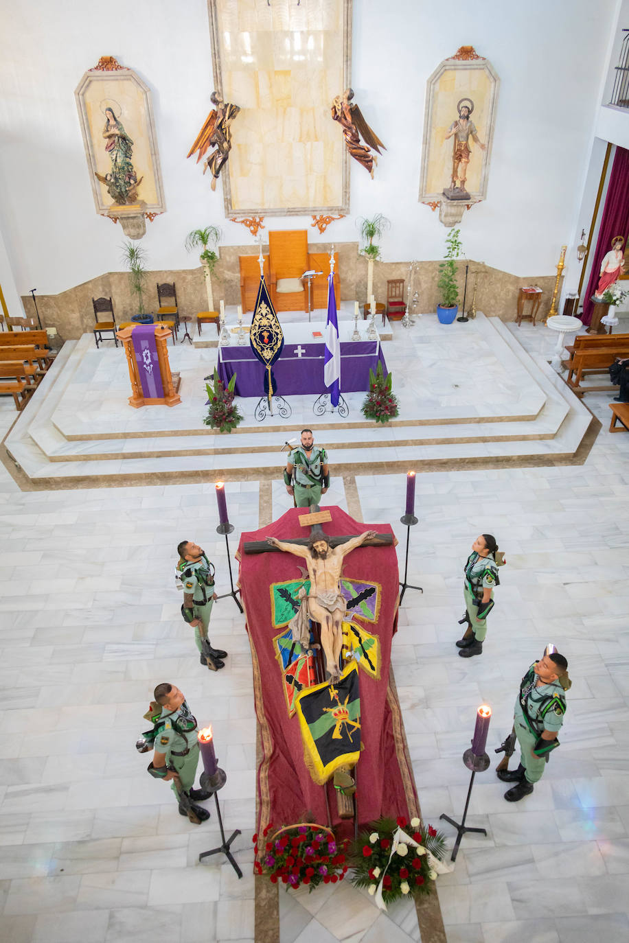 Así fue la Guardia de La Legión al Cristo de la Buena Muerte
