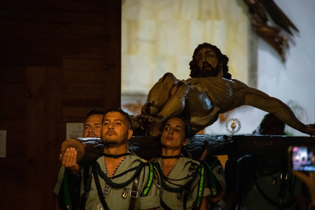 Así fue la Guardia de La Legión al Cristo de la Buena Muerte