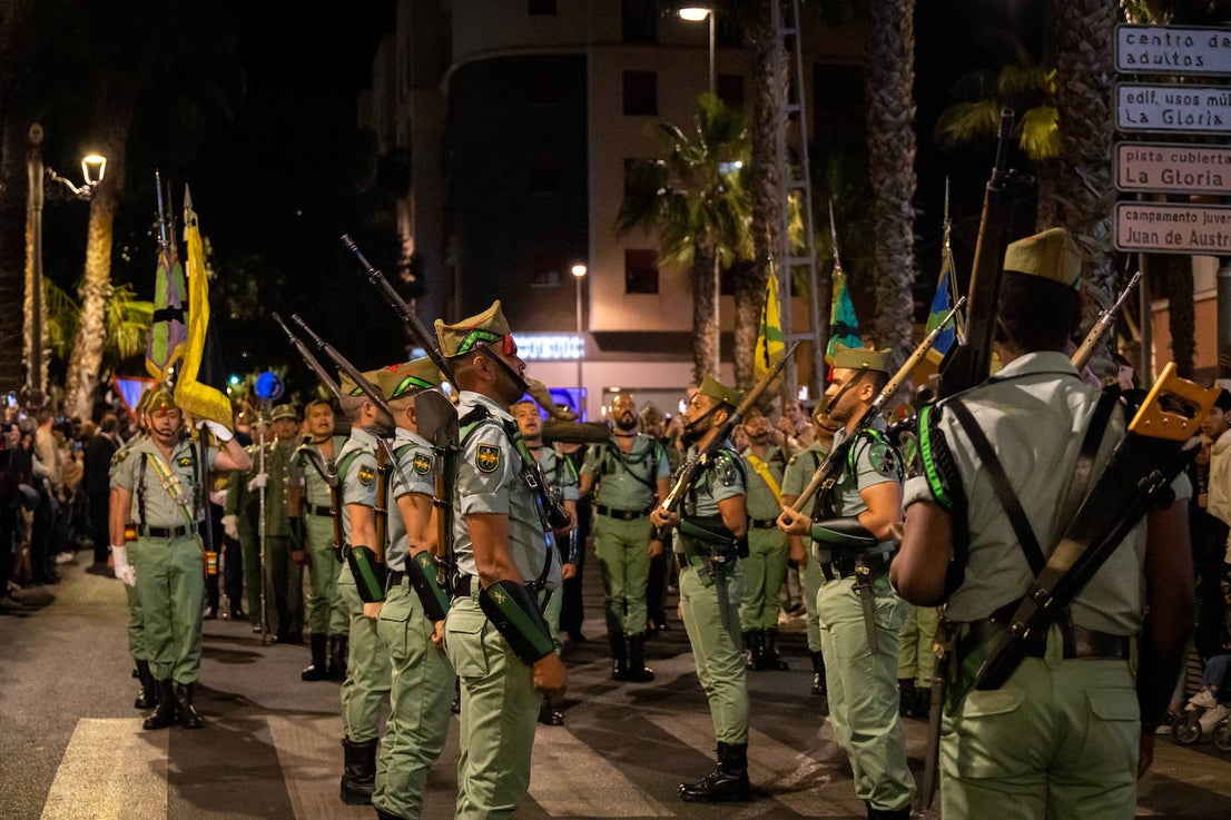 Así fue la Guardia de La Legión al Cristo de la Buena Muerte