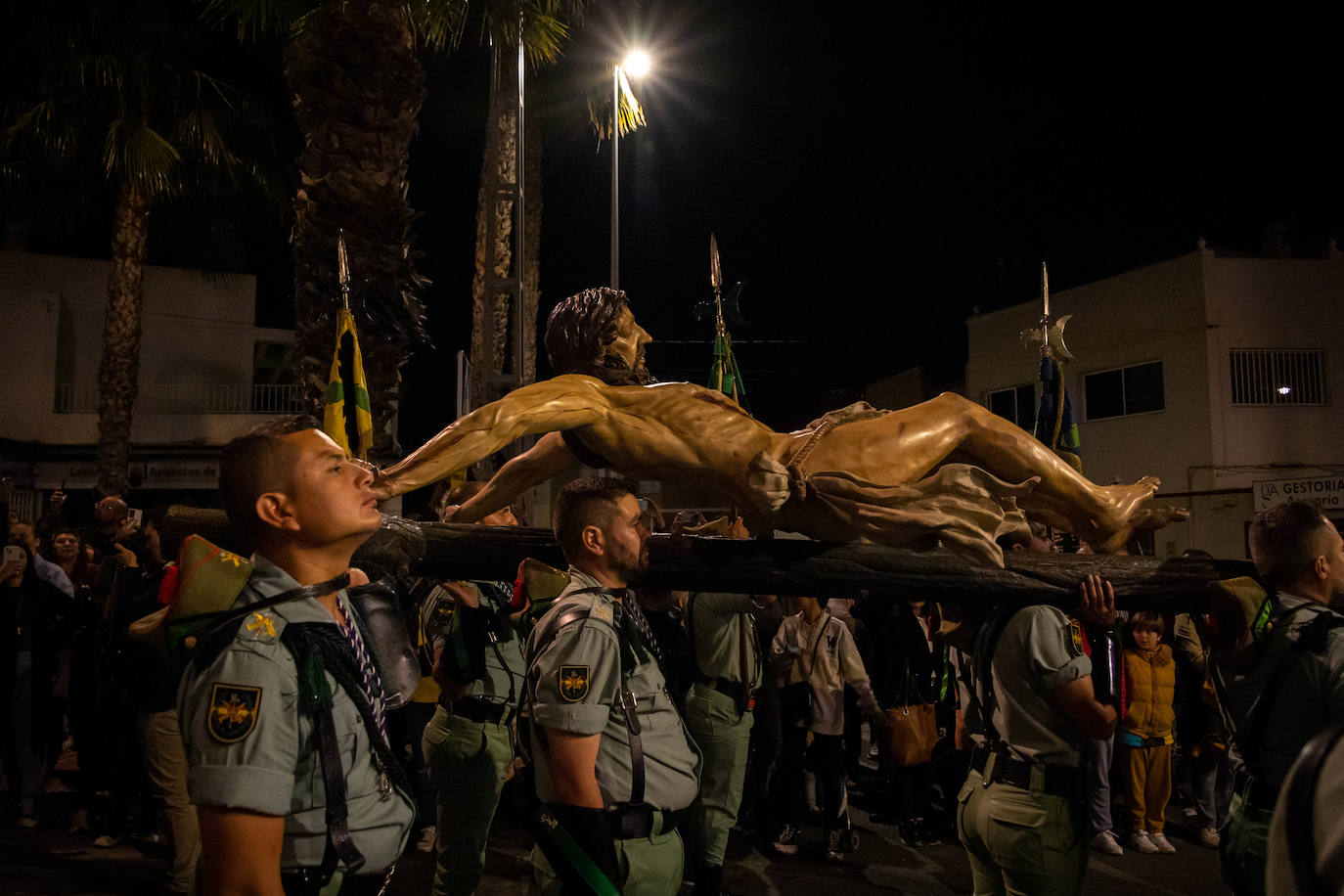 Así fue la Guardia de La Legión al Cristo de la Buena Muerte