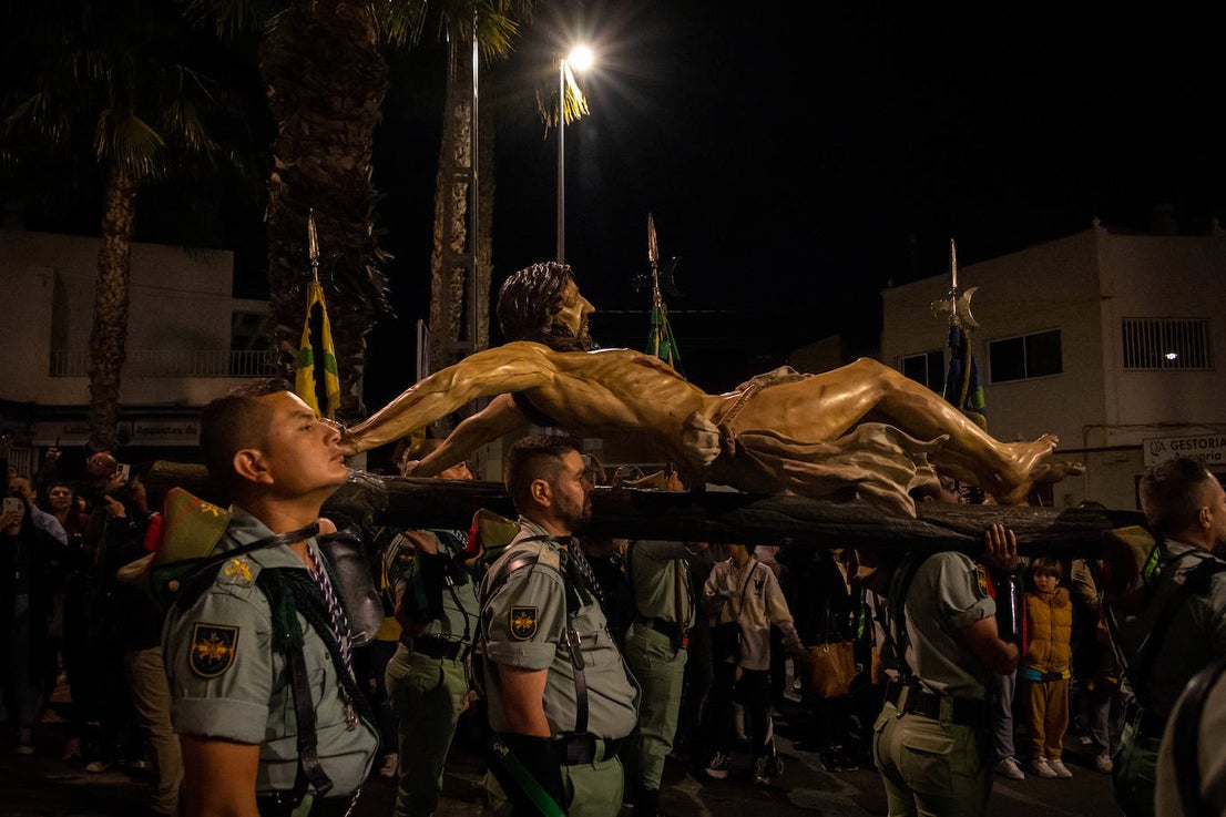 Así fue la Guardia de La Legión al Cristo de la Buena Muerte