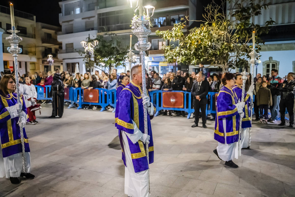 La Soledad llenó de emoción las calles de Roquetas
