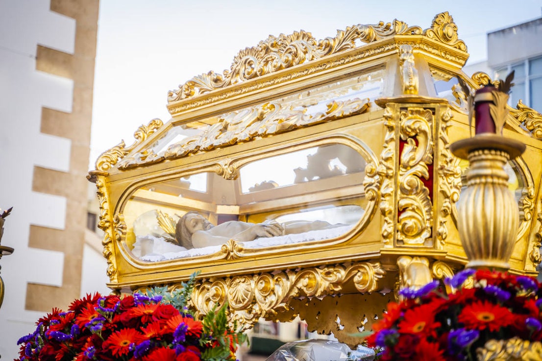 Las imágenes de la procesión del Santo Entierro y María Santísima de los Dolores