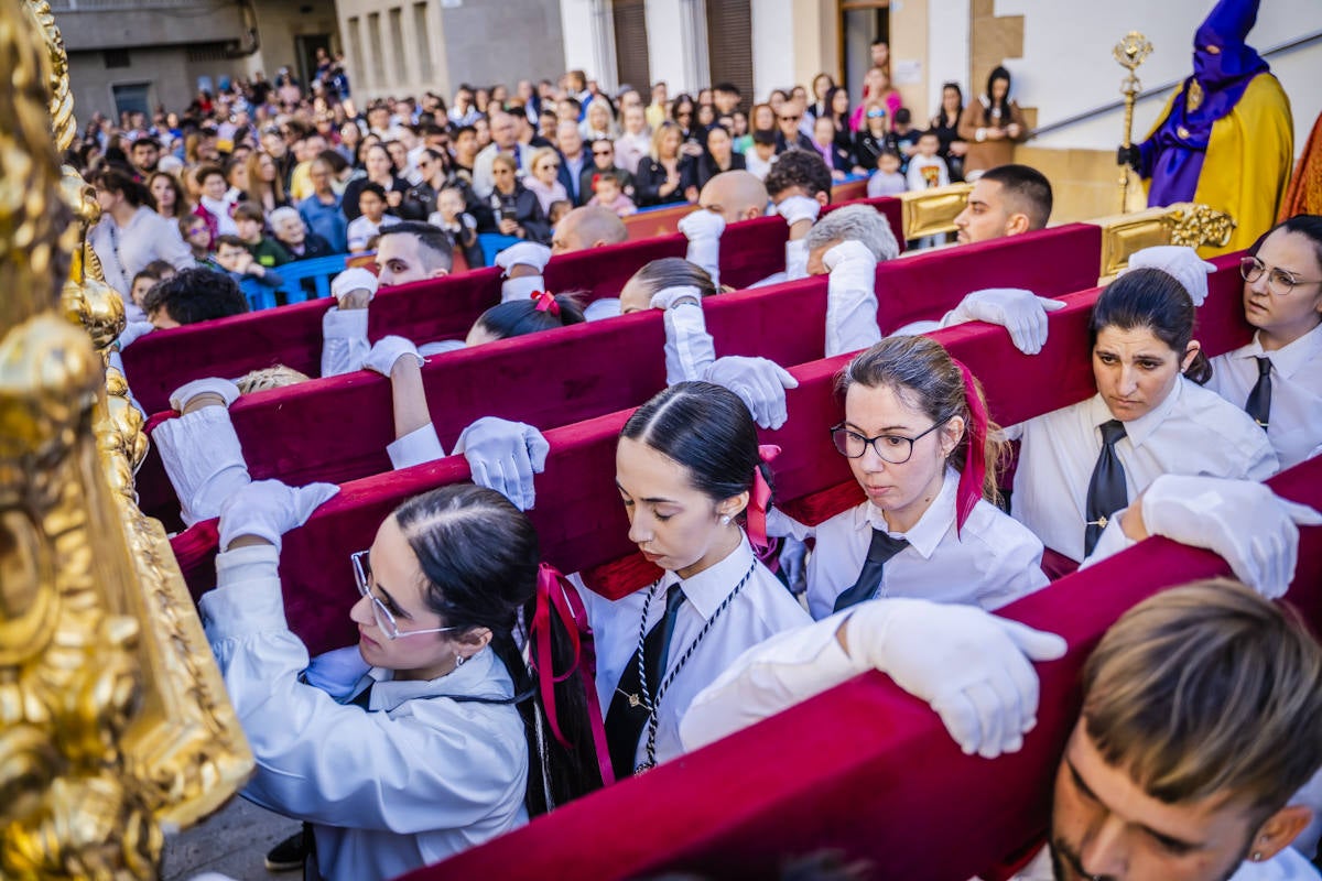 Las imágenes de la procesión del Santo Entierro y María Santísima de los Dolores