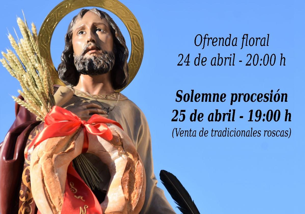 San Marcos procesiona por las calles del centro de Roquetas este martes