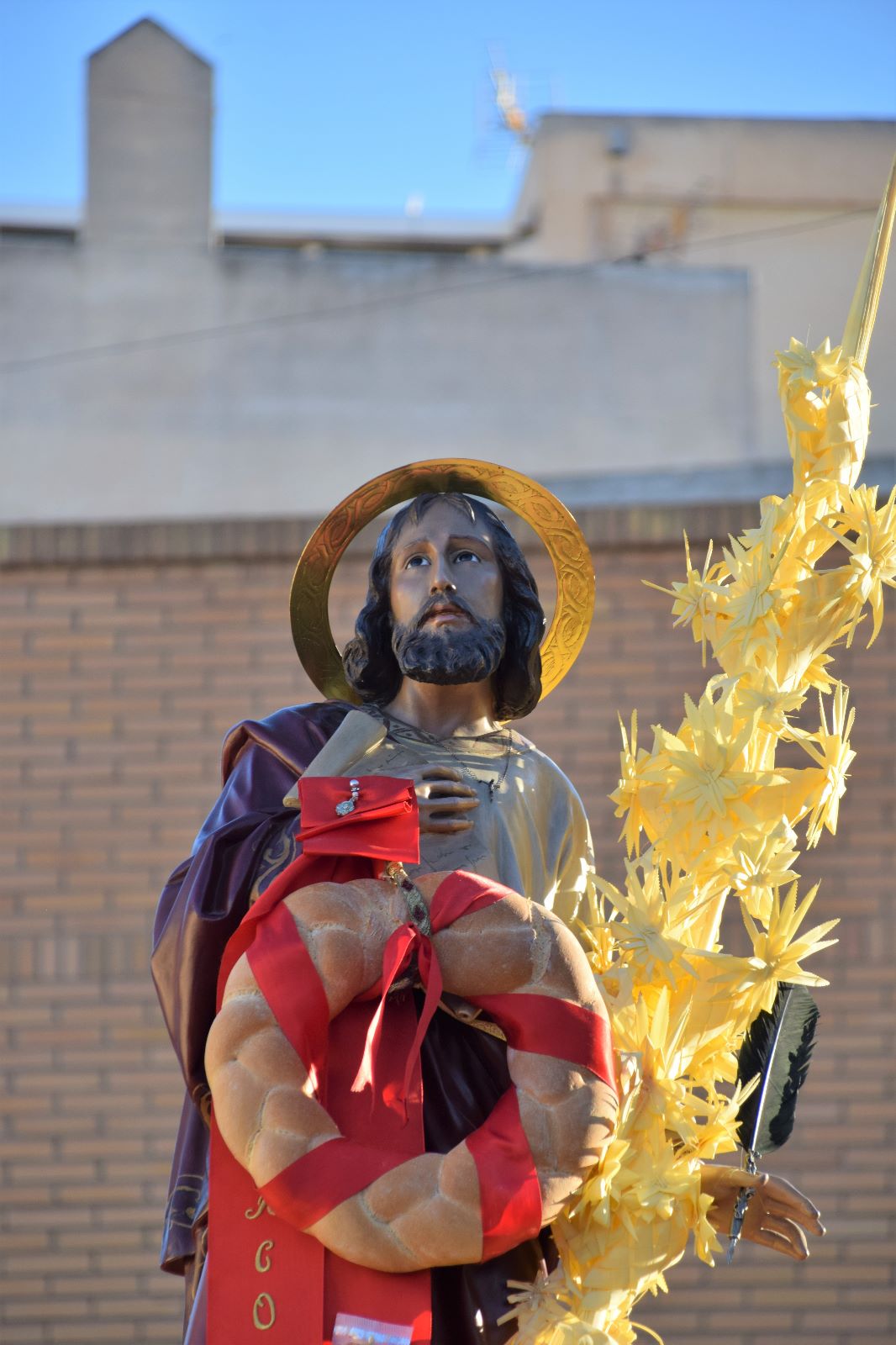 San Marcos procesiona por las calles de Roquetas