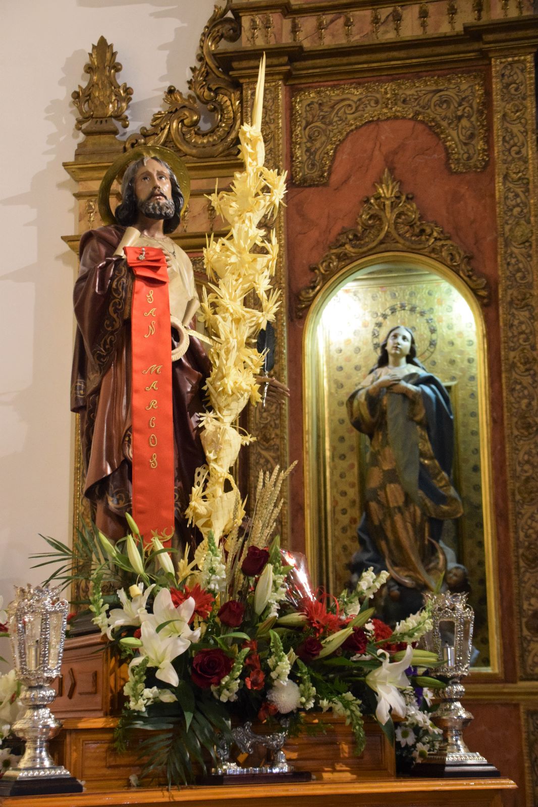 San Marcos procesiona por las calles de Roquetas