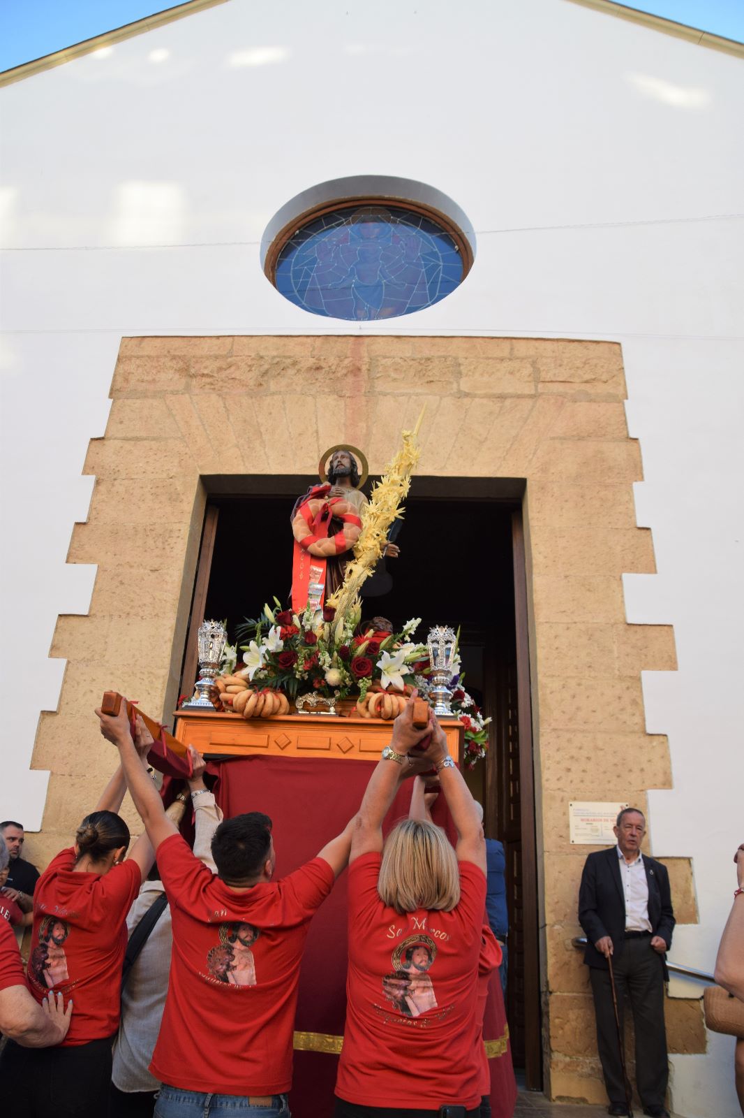 San Marcos procesiona por las calles de Roquetas