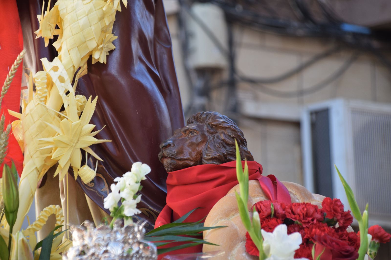 San Marcos procesiona por las calles de Roquetas