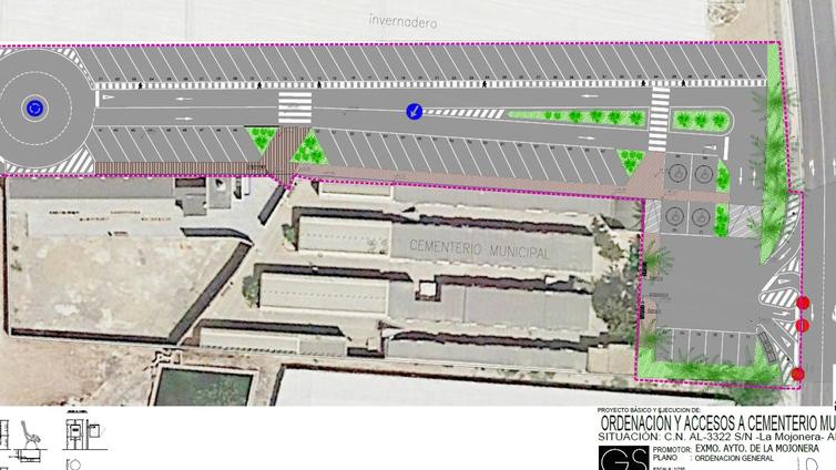 La Mojonera ya tiene los terrenos para los accesos y el parking del cementerio