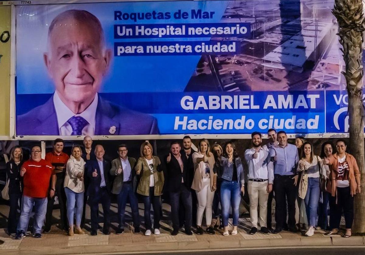 Amat inicia la campaña pidiendo el voto porque «cumplo lo que prometo»