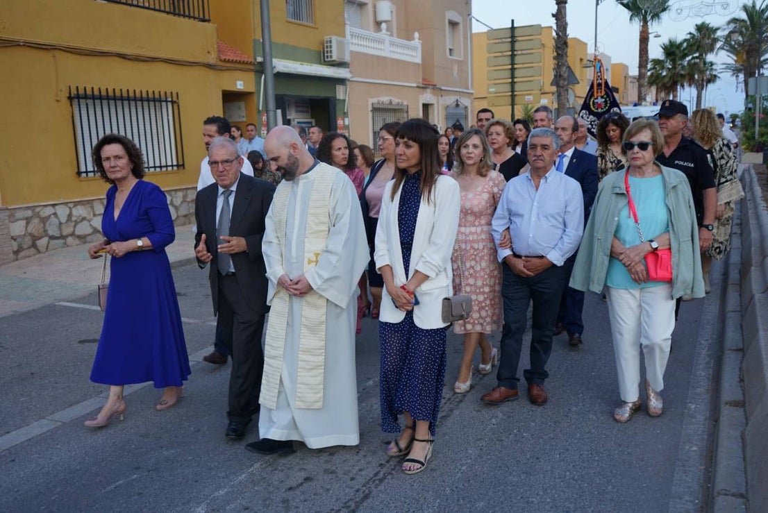 Así fue la procesión de San Fernando y La Milagrosa en Llanos de Vícar
