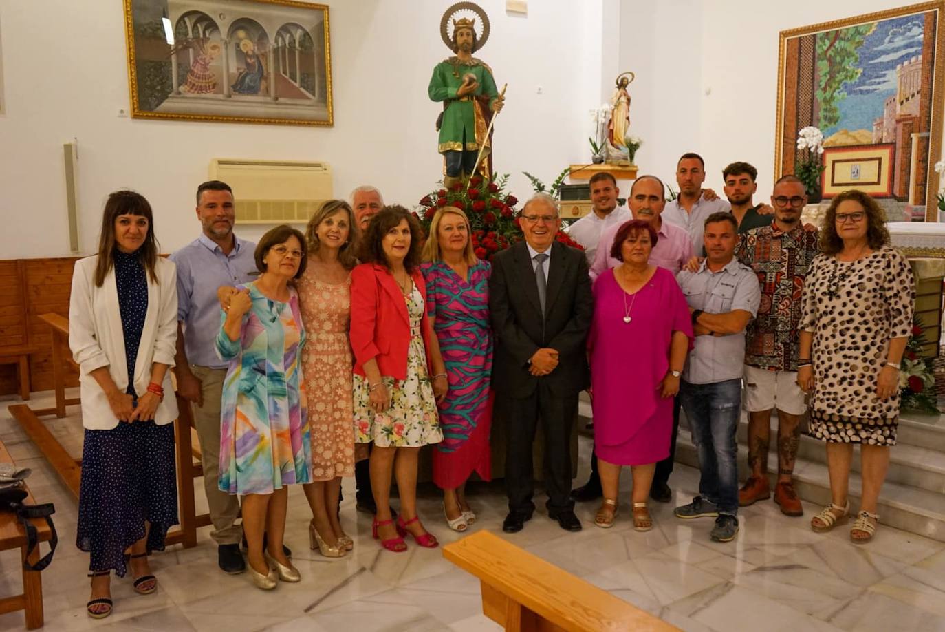 Así fue la procesión de San Fernando y La Milagrosa en Llanos de Vícar
