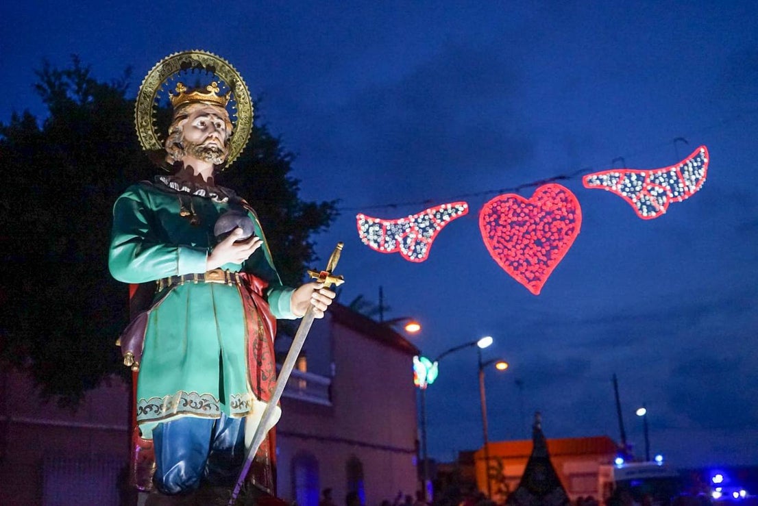 Así fue la procesión de San Fernando y La Milagrosa en Llanos de Vícar