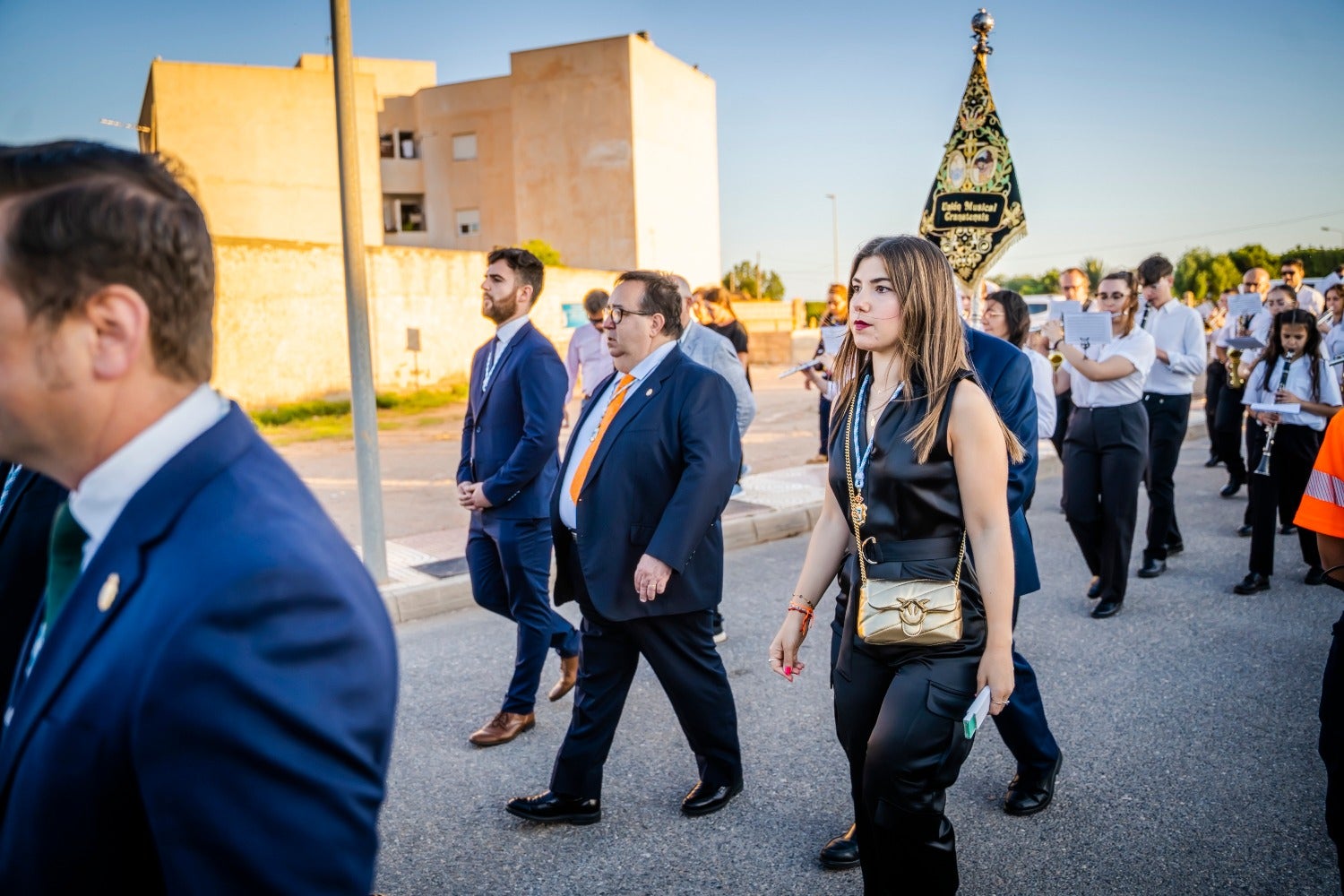 San Antonio y La Inmaculada procesionan por las calles de Cortijos de Marín en sus fiestas