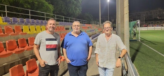 Rafael Torres, Manolo García y Jose Antonio Pérez Perceval.