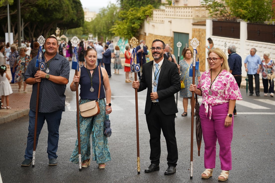 La Virgen del Carmen reúne a sus fieles en la procesión de Aguadulce