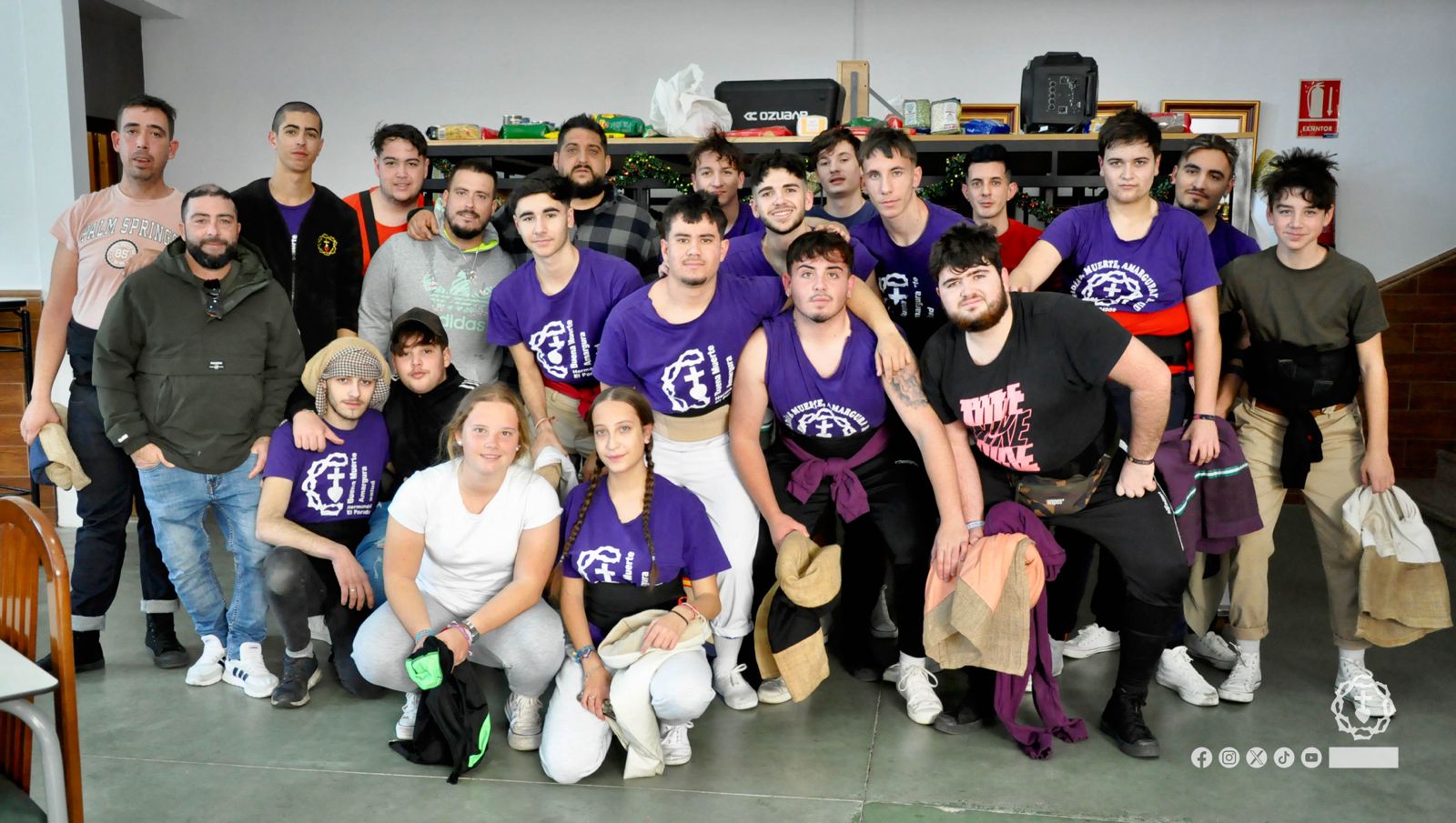 Algunos de los Hermanos del Parador.