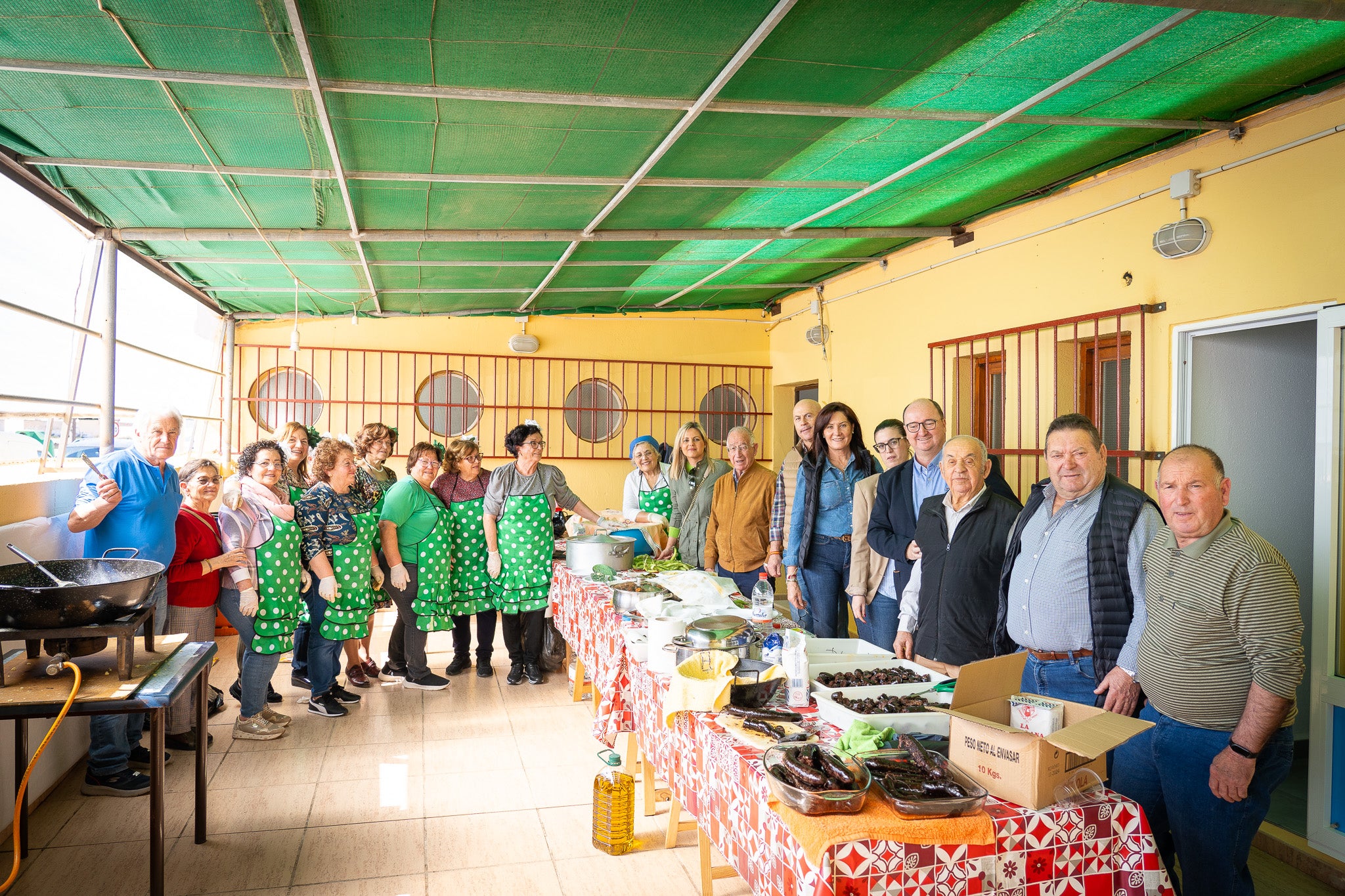 Así fueron las tradicionales migas por el Día de Andalucía