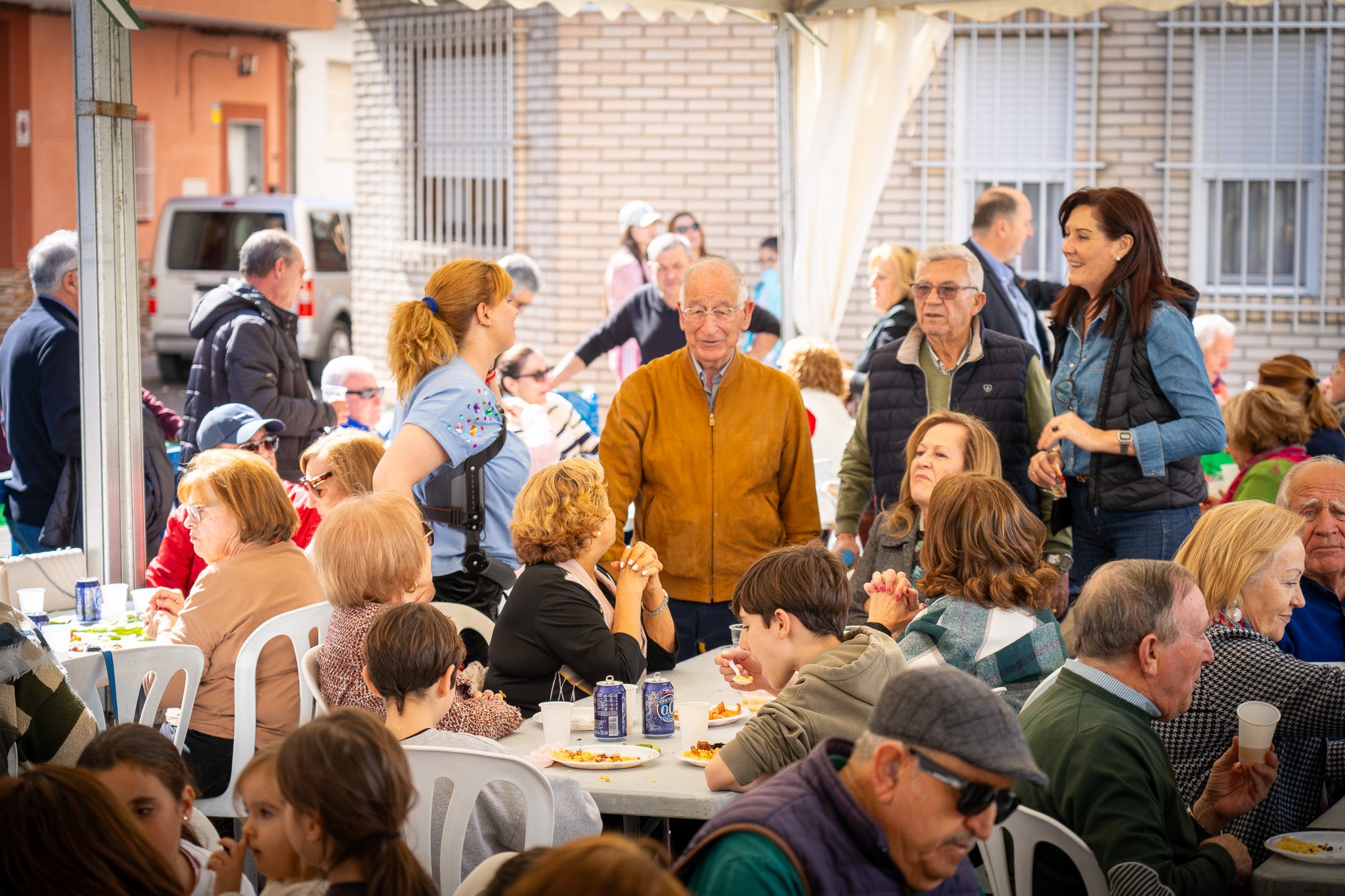 Así fueron las tradicionales migas por el Día de Andalucía
