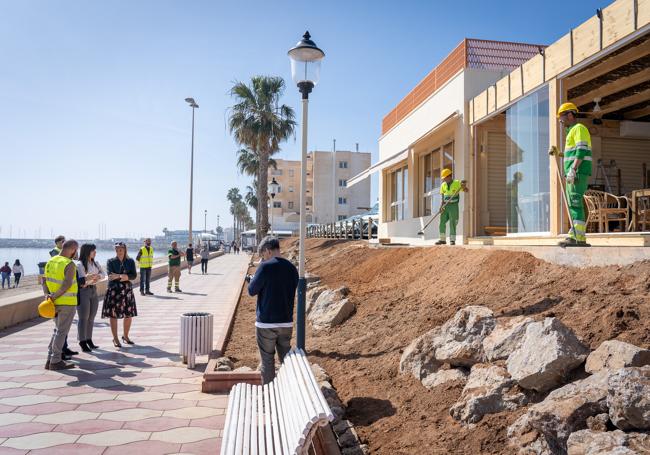 Algunos cambios que se están realizando en los paseos maritímos de la zona.