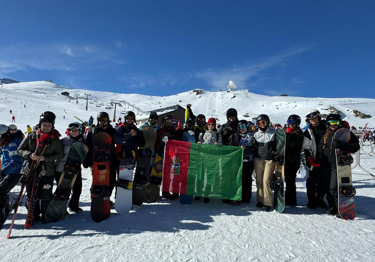 Integrantes en Sierra Nevada.