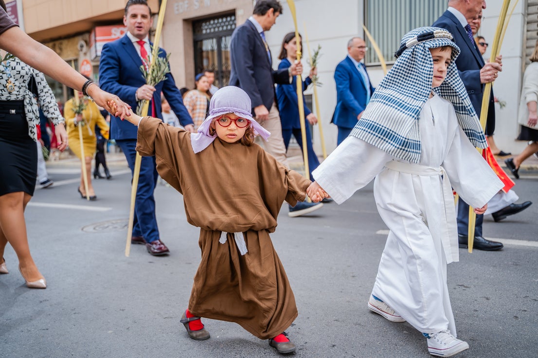 Así fue la procesión de las Palmas y Olivos