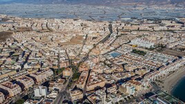 Una de las vistas panorámicas de Roquetas de Mar, localidad que supera los 110.000 habitantes.