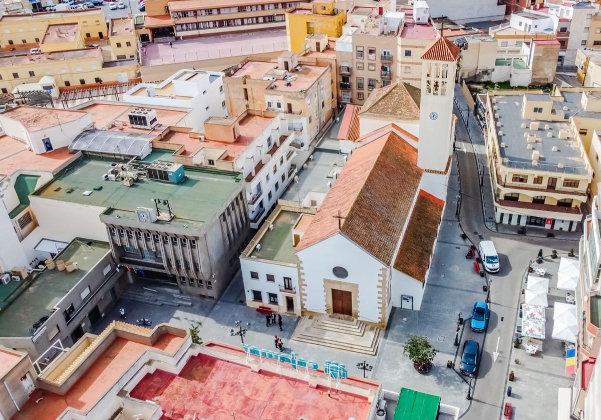 Panorámica de una zona de la localidad roquetera.