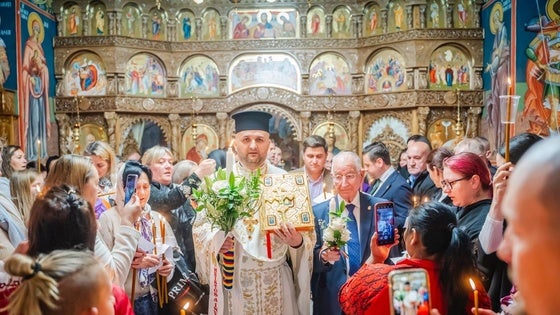 Resurrección ortodoxa en Roquetas de Mar