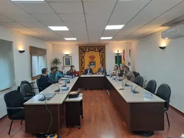 Imagen de una reunión de la Junta de Local de Seguridad.