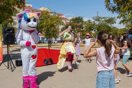 Uno de los momentos de los juegos llevados acabo en la localidad de Roquetas de Mar.