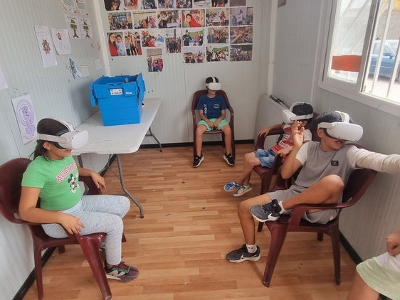 Una de las clases formativas en Vícar.