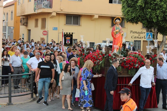 Así fue la procesión de los Santos Patronos en La Mojonera