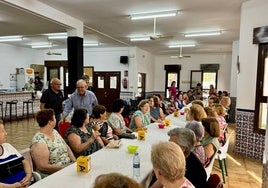 Algunos de los integrantes de las actividades en el municipio de Vícar.